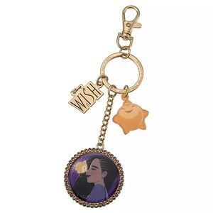Disney Parks Wish Movie Keychain Asha And Star New 2023